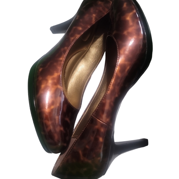 Kelly & Katie Brown/Bronze Tortoise Pumps Size 91/2 Brand New - Picture 4 of 6